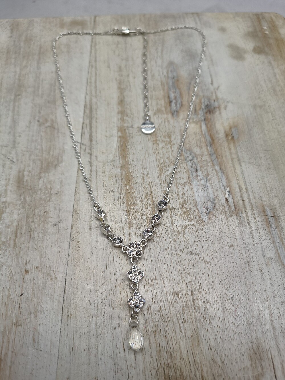 Givenchy Silver-tone Crystal Necklace